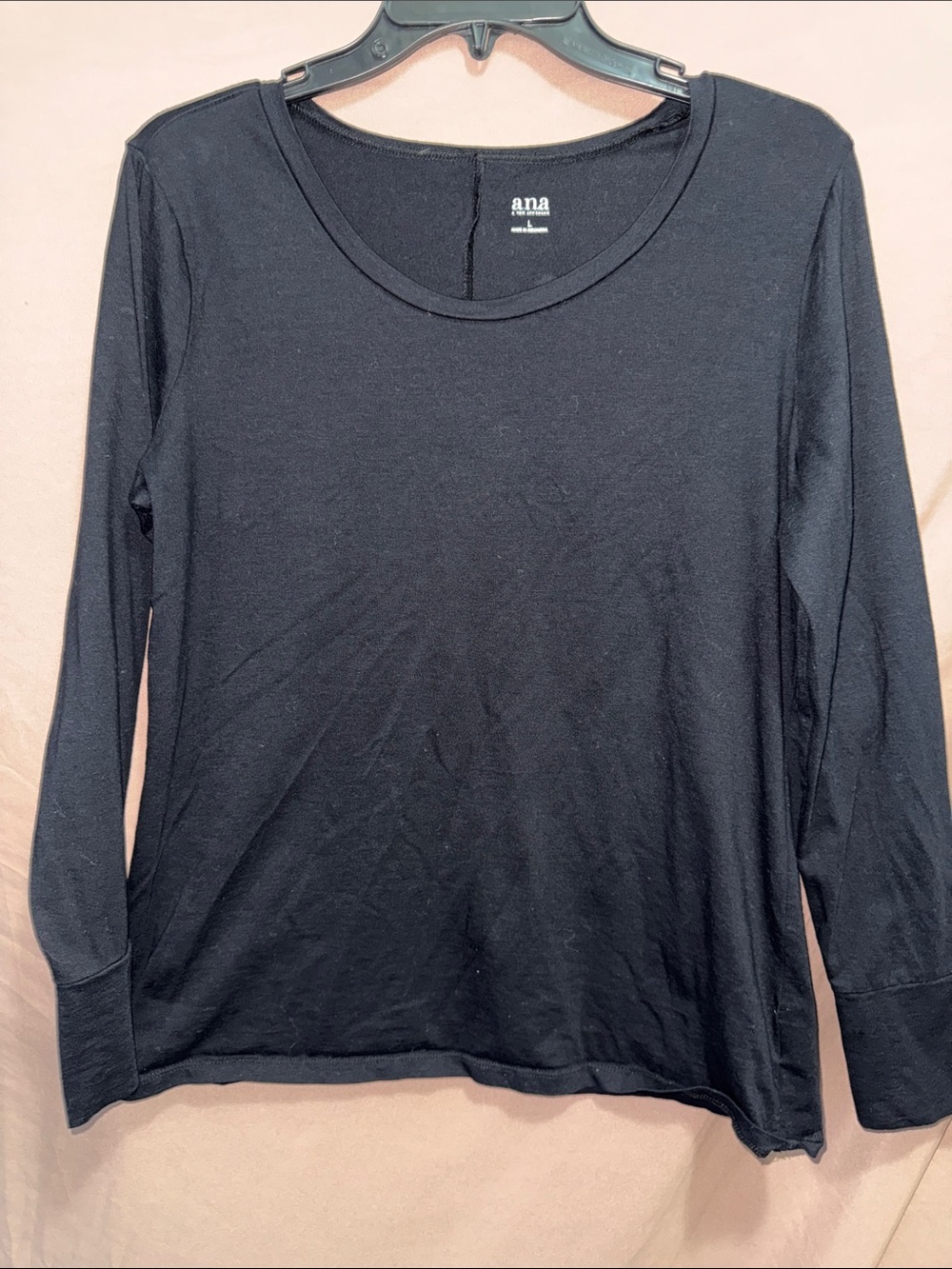 NWOT a.n.a Women’s Large Bundle Long Sleeve Scoop Neck Shirts - Picture 9 of 10